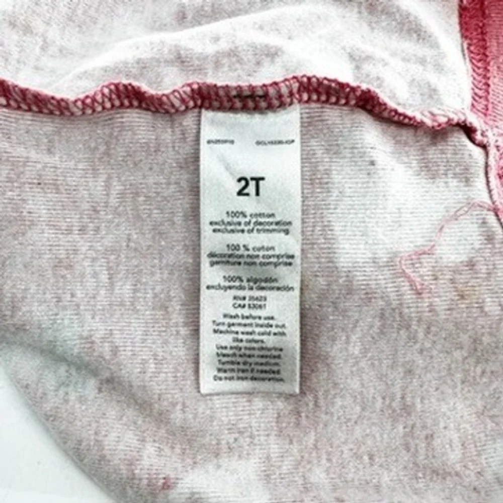 Just One You Carter's Pink Bunny Rabbit Pajama Set Kids‎ 2T Cotton